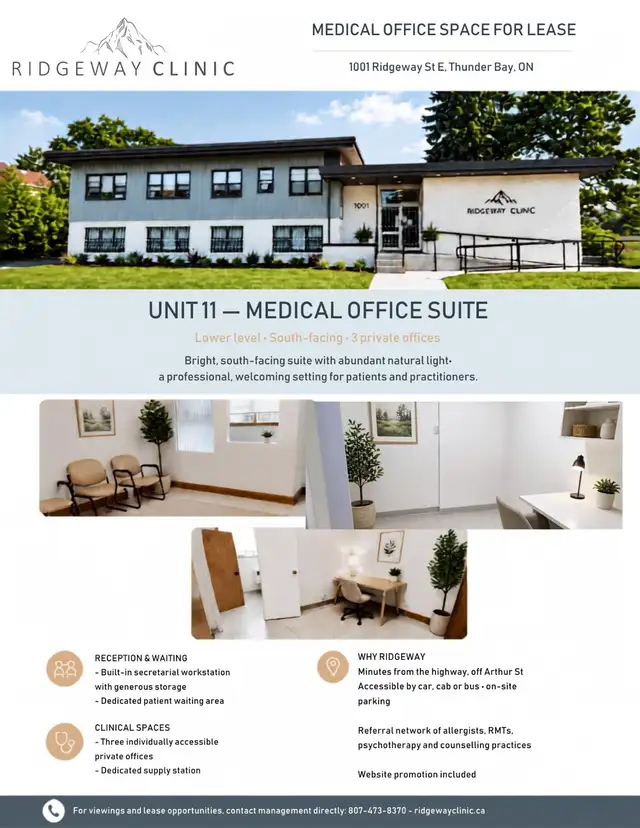 Medical Office Space For Lease