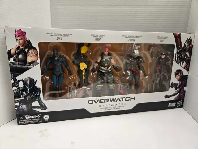 Overwatch Ultimates Carbon Series 4 Figure Collection NEW