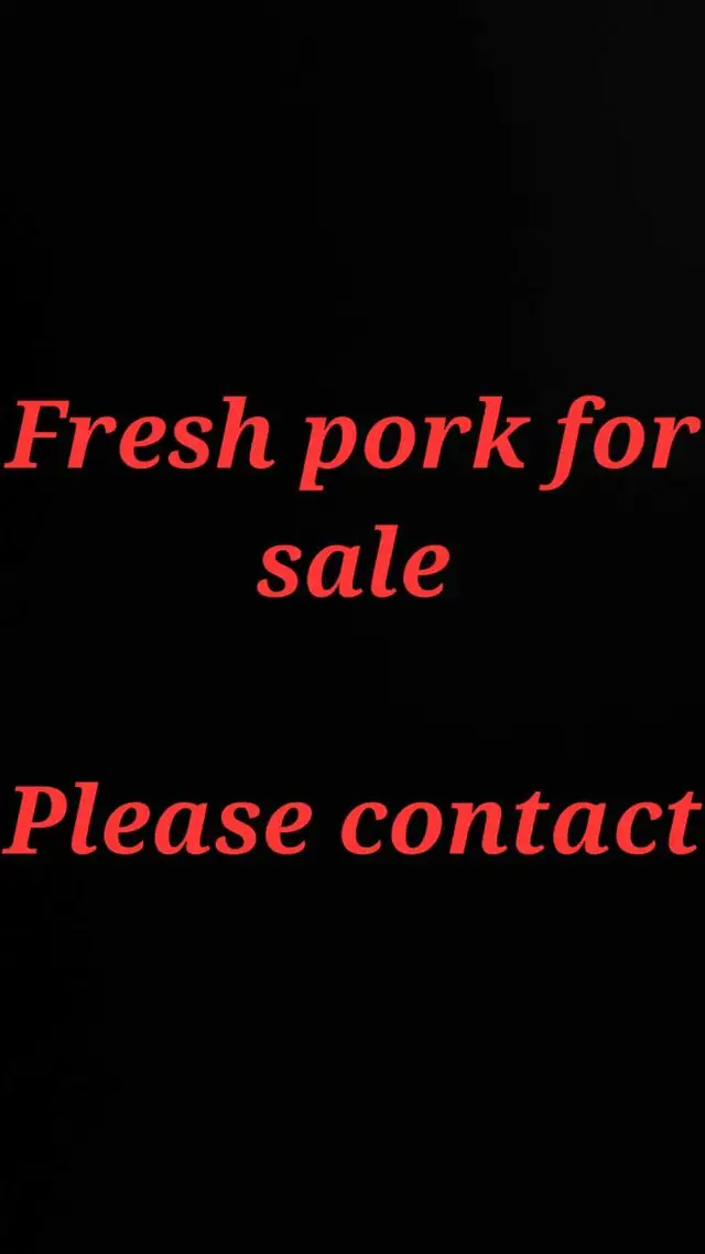 Fresh Pork for sale