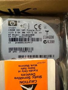 HP 146GB 10K SAS Hard Drive — Sealed New, $45 each