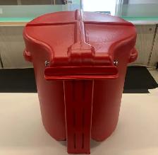 EAGLE BIOHAZARD WASTE CONTAINER 6 GALLON MPN-943-BIO 16'x15'x17' - Photo 3