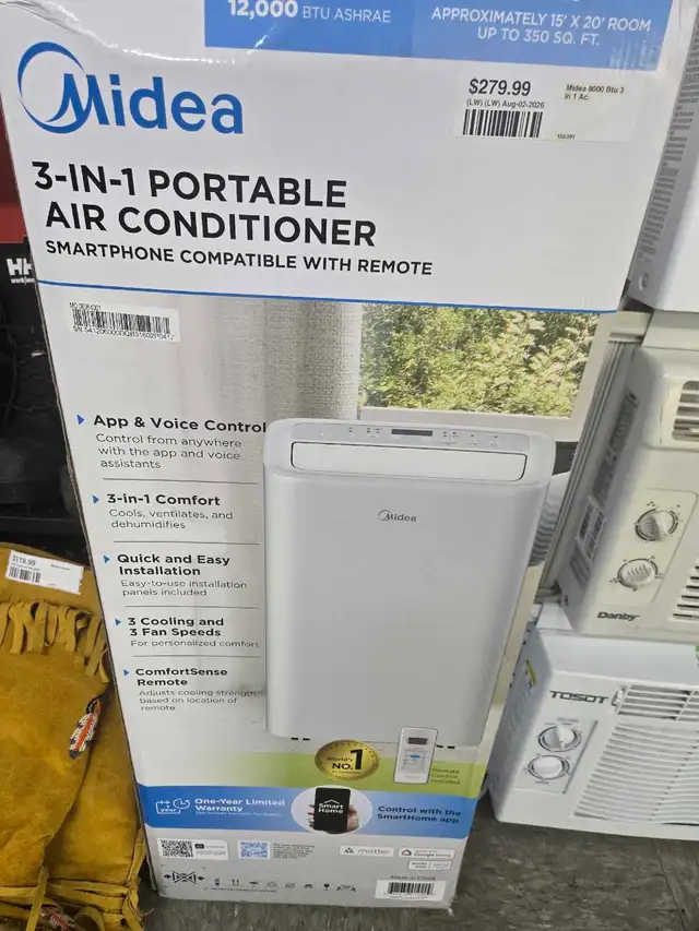 Midea 12,000 BTU Portable Air Conditioner