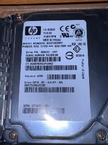 HP 72.8GB 10K U320 SCSI Drive in Caddy — Vintage, $25 each - Photo 5