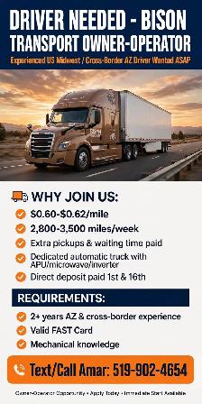 truck driver needed