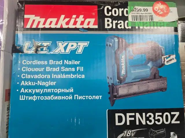 Makita DFN350Z Cordless Brad Nailer