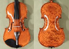 Gliga Maestro 4/4 Violin – Bird's Eye Maple, One-Piece Back