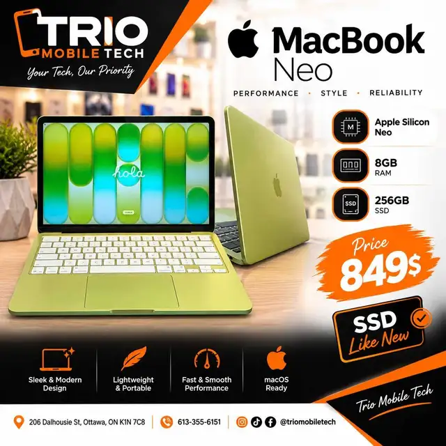 MacBook Neo – 8GB RAM / 256GB SSD
