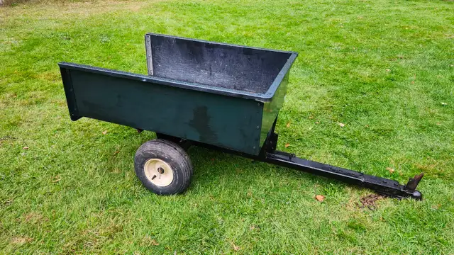 Lawn tractor utility dump cart $225 ph.902 565-7430