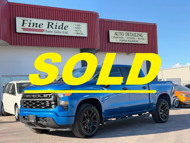SOLD 2022 Chevrolet Silverado 1500 Custom Crew Cab 4X4