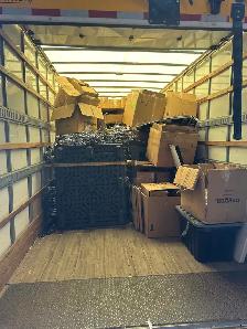 Loading truck and set up