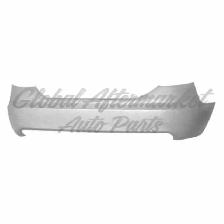 Audi A6 2005-2008 Bumper Rear Without Sensor Hole Primed Dark - Photo 3