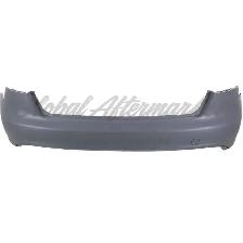 Audi A4 2009-2012 Bumper Rear Without Sensor Hole Primed W/S - Photo 2