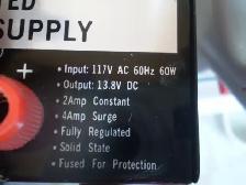 12 VOLT REGULATED POWER SUPPLY- JIL- USED-WORKS-$20 - Photo 4