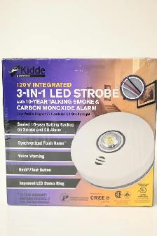 Smoke Detection and Carbon Monoxide Alarm Kidde 120V Hardwired