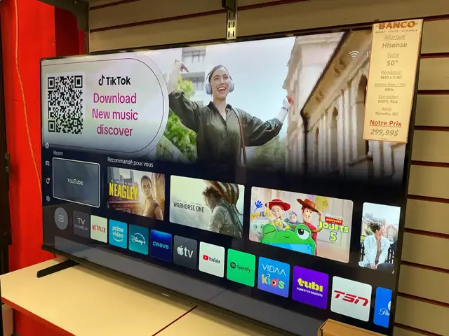 télévision Hisense 50'
