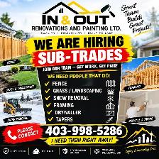 hiring subtrades