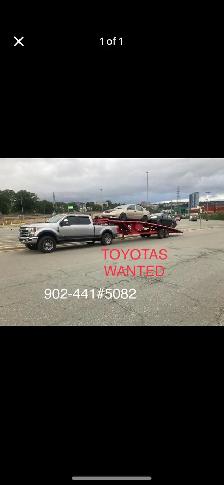 Buying Toyota vehicles any condition running or not