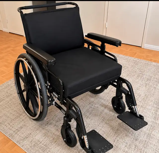 Premium Medical Wheelchair | Extra Wide 24" Seat | Like New
