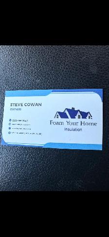 Foam Your Home Insulation Labourer