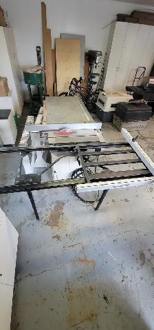 Delta Unisaw 10' Cabinet Saw — Unifence   Excalibur Sliding Tabl - Photo 3