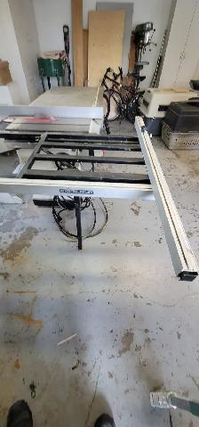 Delta Unisaw 10' Cabinet Saw — Unifence   Excalibur Sliding Tabl - Photo 5