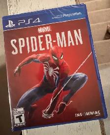MARVEL . Spider-Man For PS4 (New/Unopened)