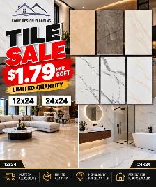 Tile 12x24 24x24 sale $1.79 per sqft