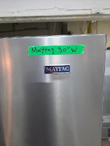 Maytag 30' Stainless Steel French Door Fridge Bottom Freezer - Photo 2