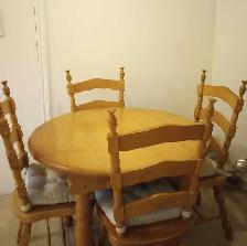 Ensemble de salle à manger en bois - Photo 2