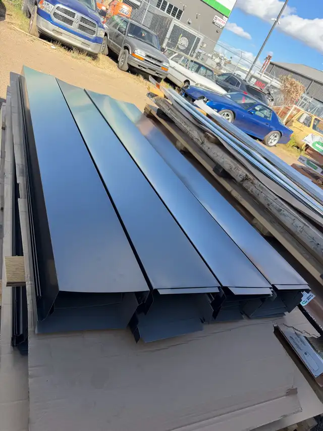 flashings, trims, metal paneles