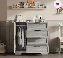 petite penderie armoire 43,3 pouces - Photo 2
