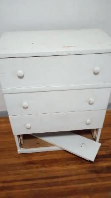 788 white Cabinet Lower shelf to be repaired $5 - Photo 2