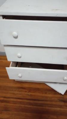 788 white Cabinet Lower shelf to be repaired $5 - Photo 4