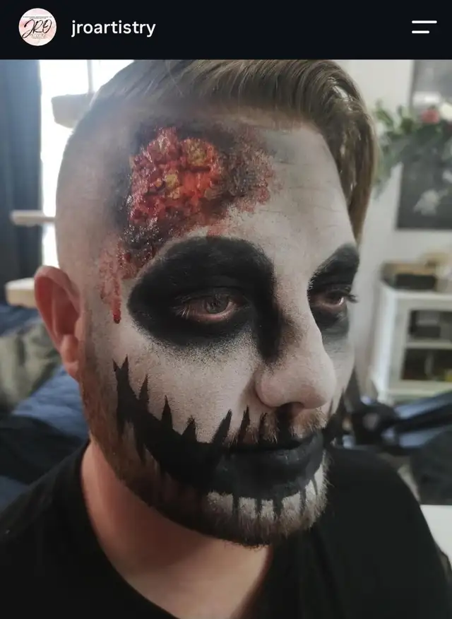 Halloween makeup spruce grove
