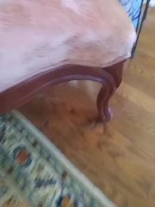 QUEEN ANNE ORIGINAL- ANTIQUE/VINTAGE ARMCHAIR - Photo 5