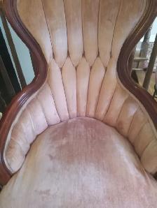QUEEN ANNE ORIGINAL- ANTIQUE/VINTAGE ARMCHAIR - Photo 6