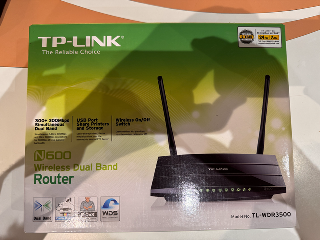 TP-Link N600 Router - Brand New