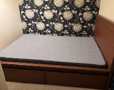 IKEA MALM bed - with Mattress $200