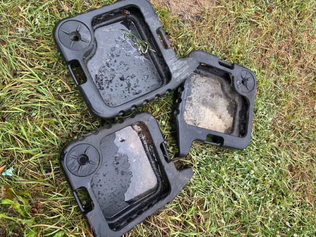 Old oil changing pans for only $5 each