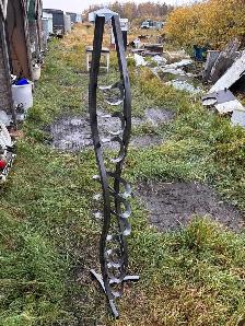 weird metal shelving rack. I have 7 acres of cool stuff