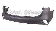 Hyundai Santa Fe 2017-2018 Bumper Rear Primed Without Sensor