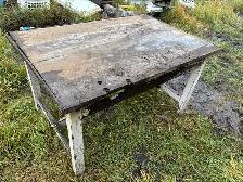 Old Vintage solid wood table. 7 acres of stuff here - Photo 2