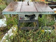 vintage table saw. I have 100,000 tools here