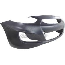 Hyundai Accent Sedan 2014-2017 Bumper Front Primed - Photo 3