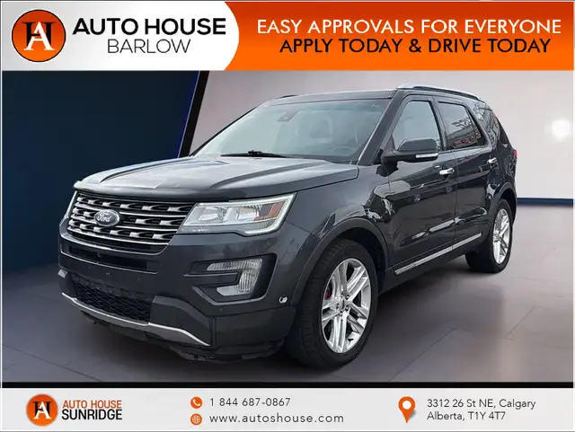 2017 Ford Explorer Limited Leather NAVIGATION SUNROOF LEATHER SE