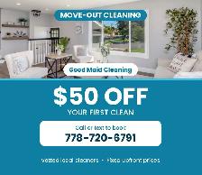 Move-Out Cleaning – Get Your Deposit Back – $50 Off