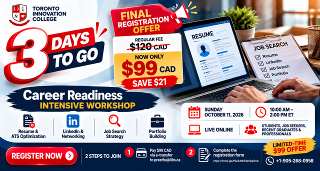 Career Readiness Workshop – Final Offer $99 | Oct 11 Live Online