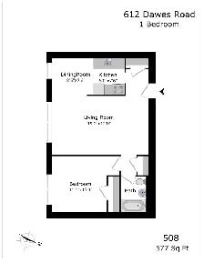 One bedroom apartment at 612 Dawes Rd - ID 239 - Photo 5