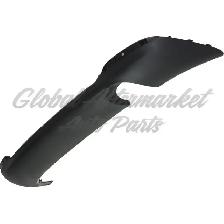 Kia Forte 2014-2016 Bumper Rear Lower Matt Dark Gray W/Exht Hole - Photo 2