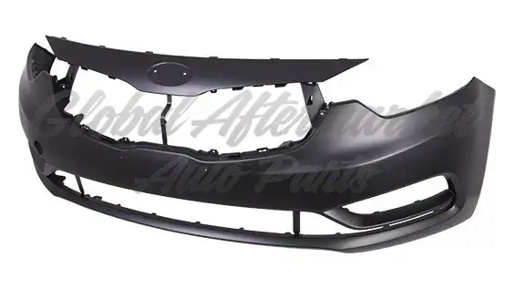 Kia Forte 2014-2016 Bumper Front Primed Without Sensor Fits
